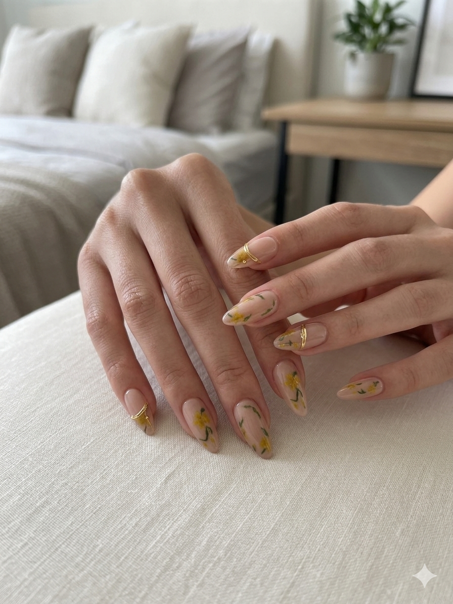 Honey Meadow Press-On Nails With Application Kit